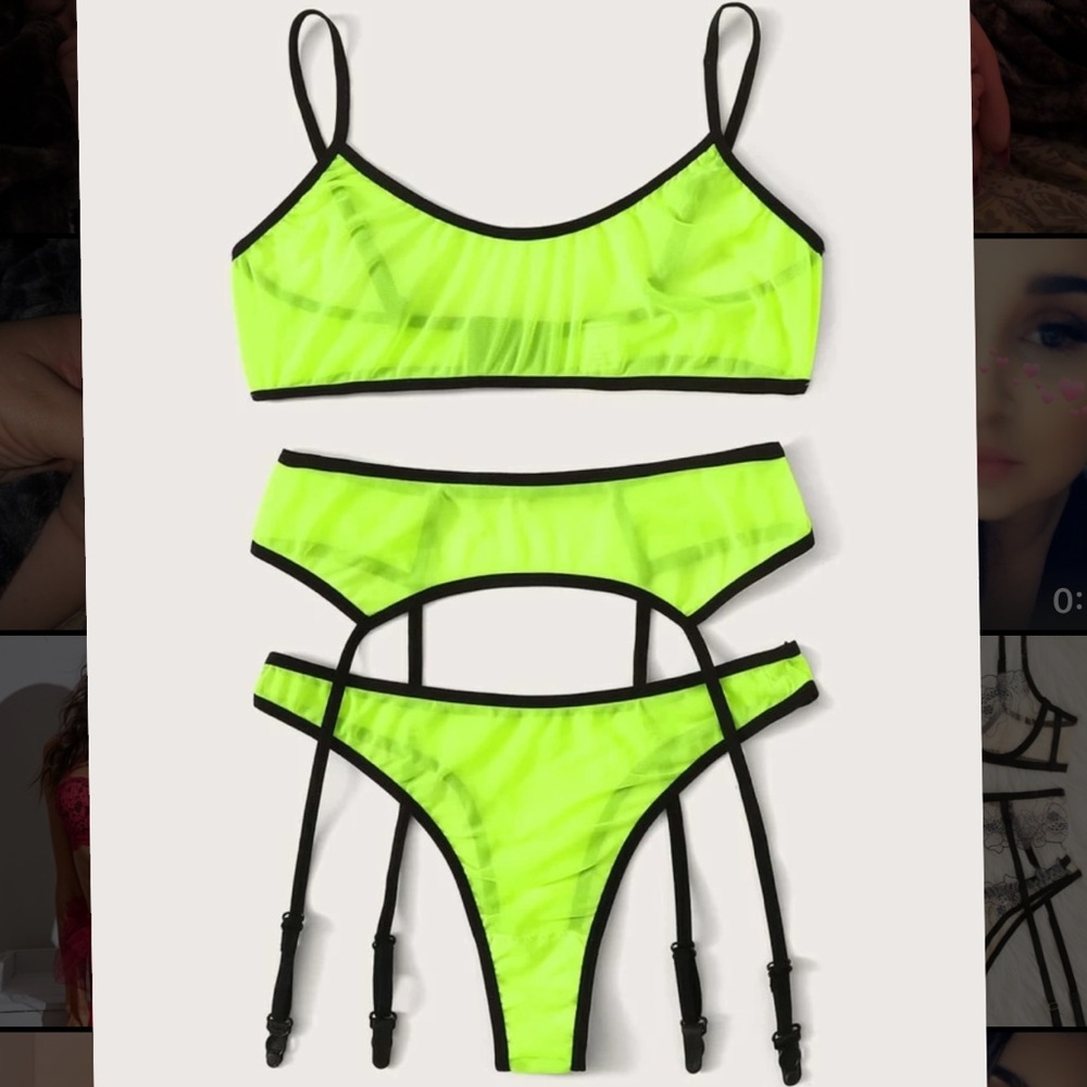 NWT 💚Neon Green Lingerie
